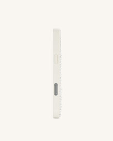 Orca Pearl Embellished Phone Case – White