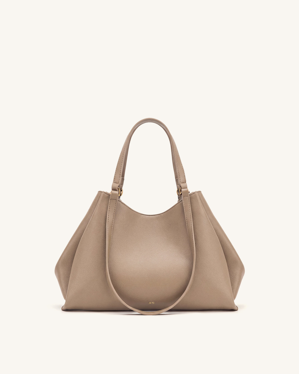 Virelia Double Handle Tote Bag - Light Khaki