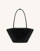 Corinne Pocket Tote Bag - Black