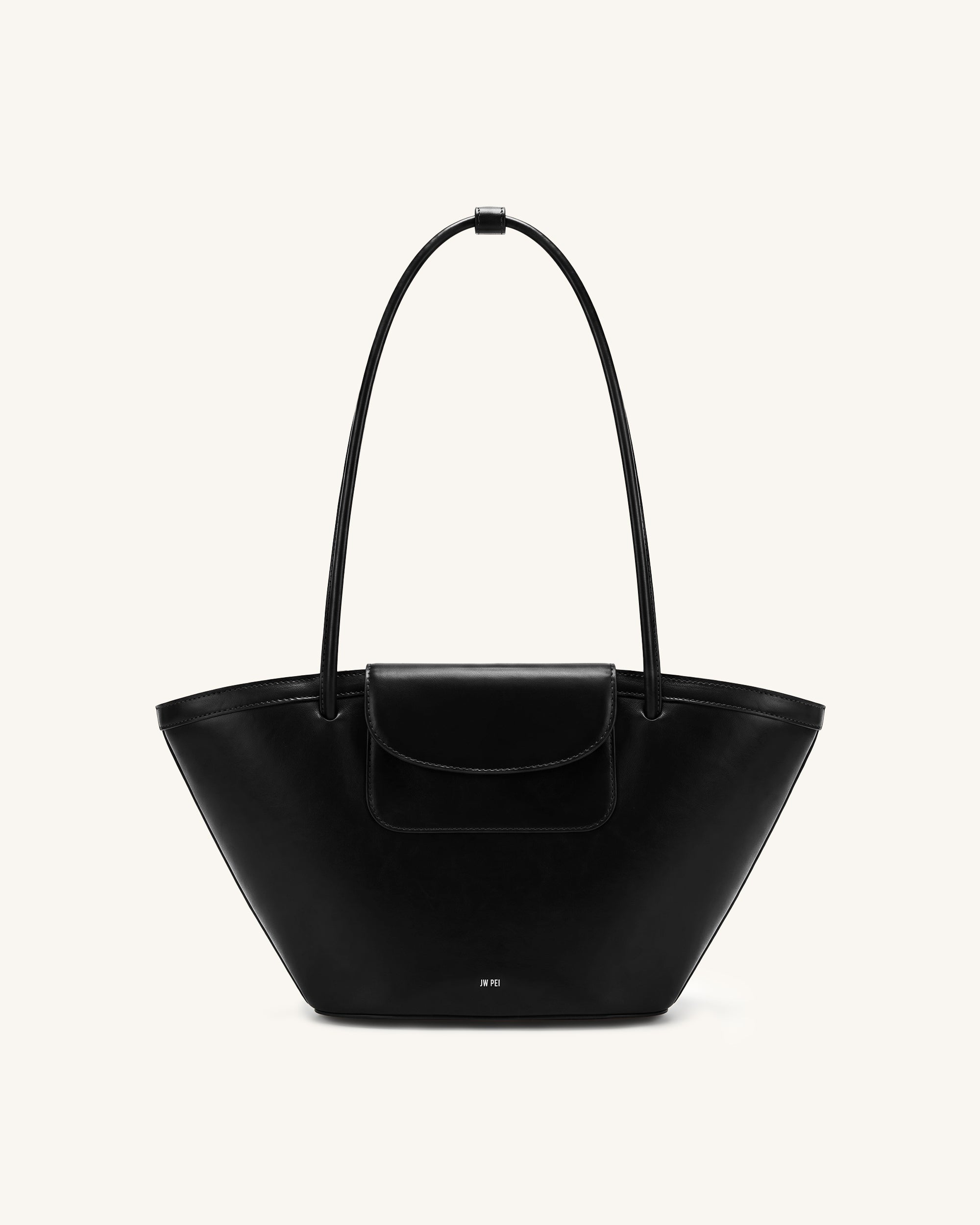 Corinne Pocket Tote Bag - Black
