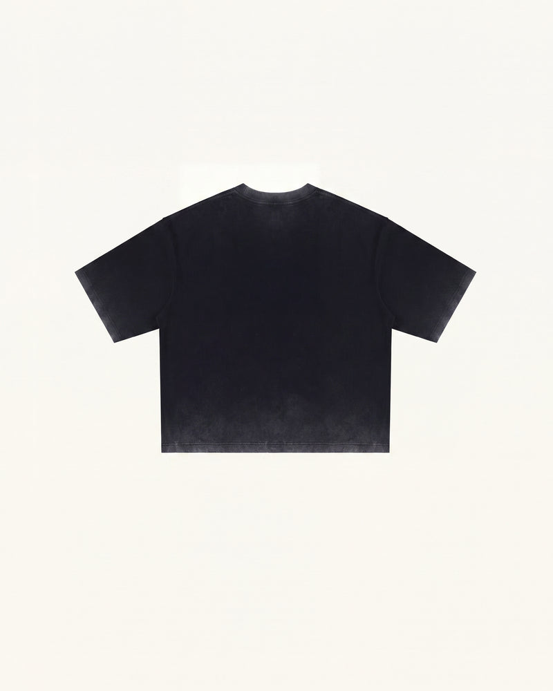 The Crystal Strawberry Graphic Tee - Faded Black