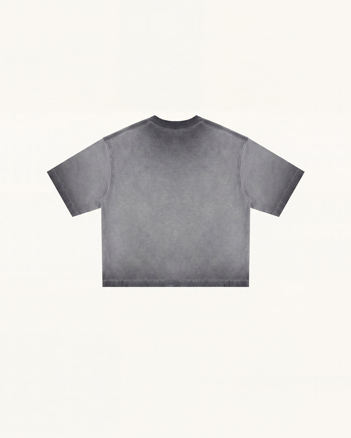 The Enchanted Rhinestone Rose Tee - Washed Gray