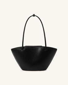 Corinne Pocket Tote Bag - Black