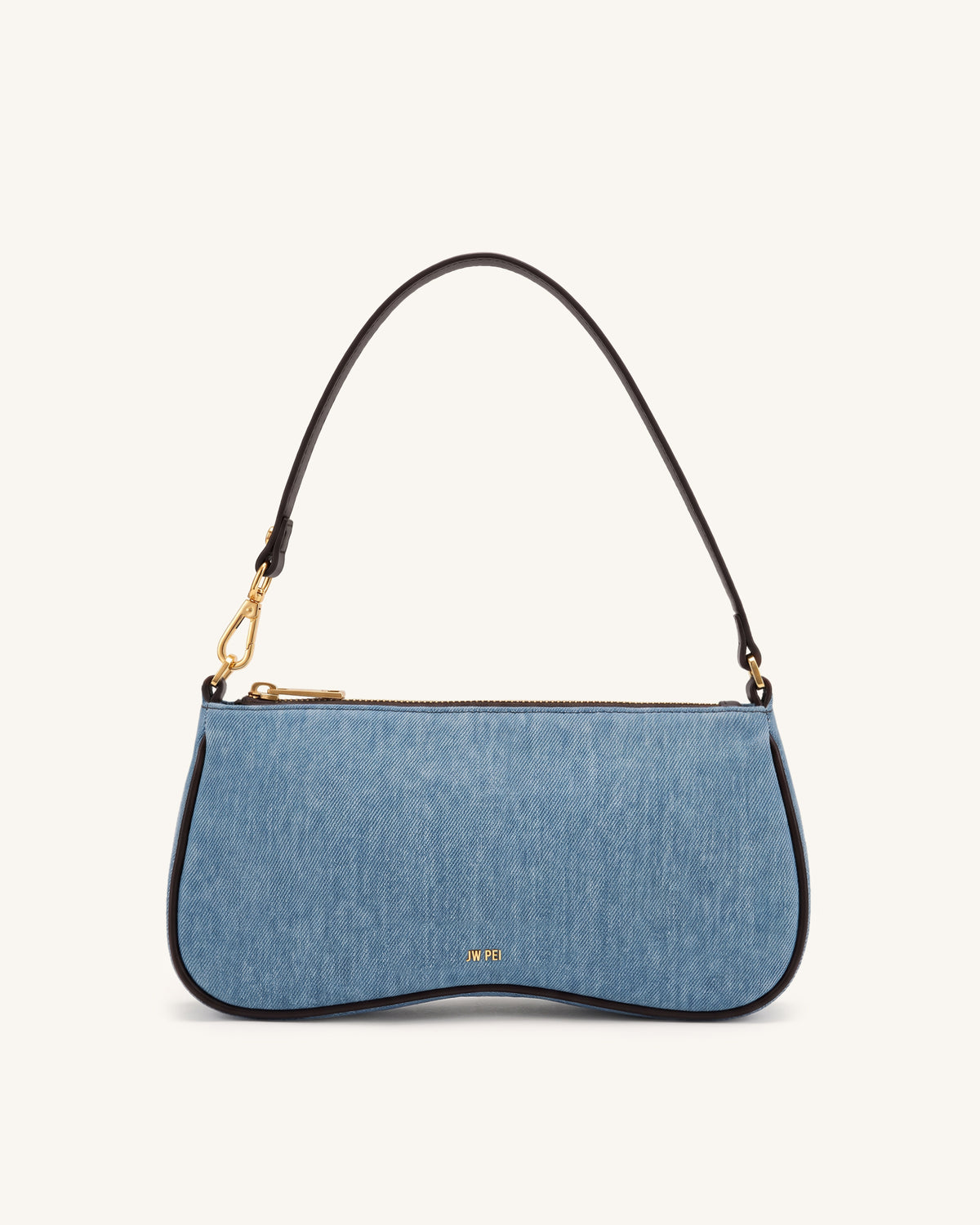 Eva Shoulder Handbag - Light Blue Denim