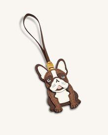 French Bulldog Bag Charm - Brown