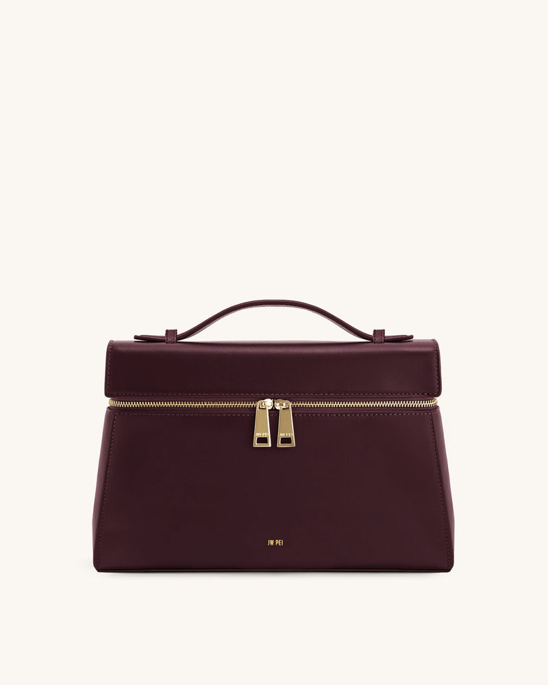 Thea Large Top Handle Bag - Deep Claret