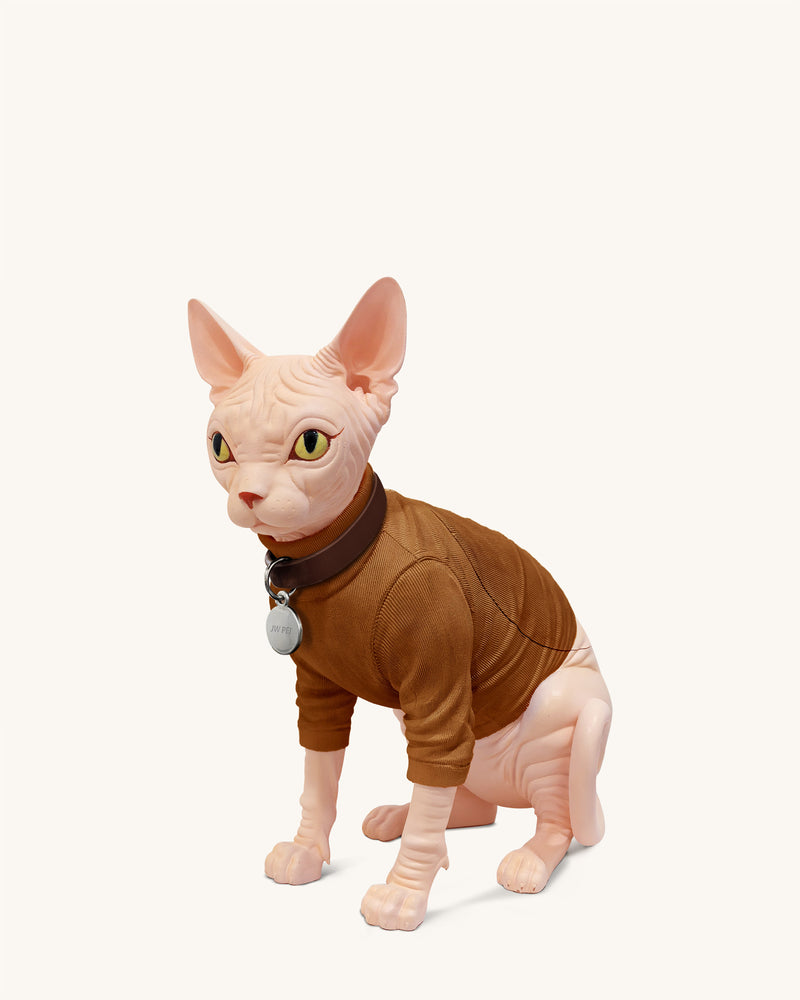 Sadie Cat Clutch - Brown/Pink