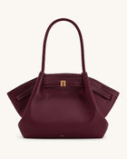 Hana Large Tote Bag - Burgundy