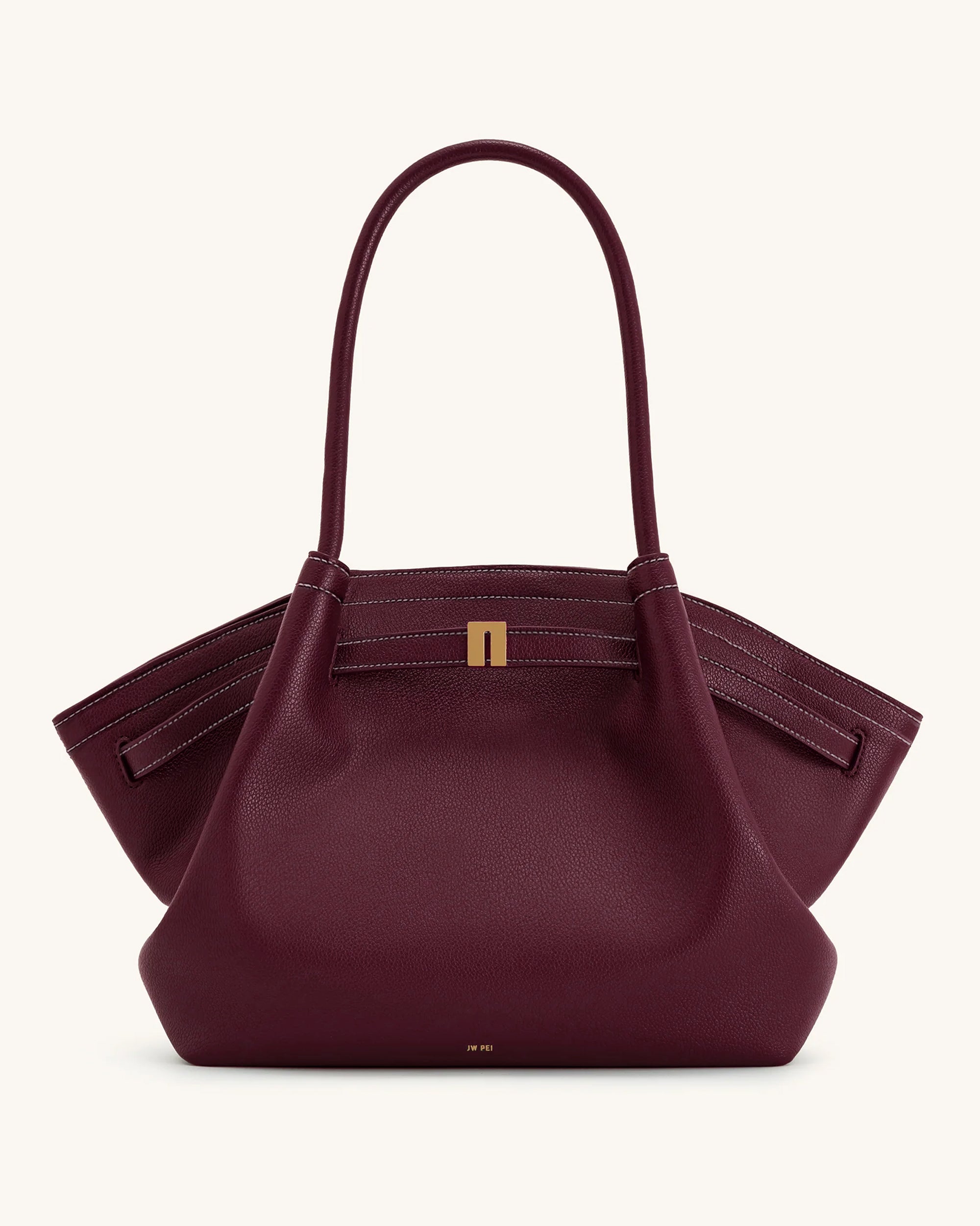 Hana Large Tote Bag - Burgundy