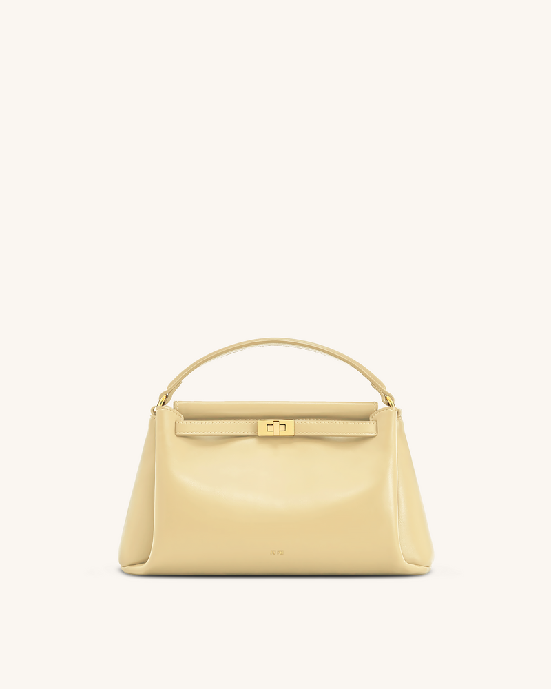 Carmen Top Handle Bag - Butter Yellow