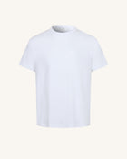 The Ethereal Crystal Blue Butterfly Back Tee - White