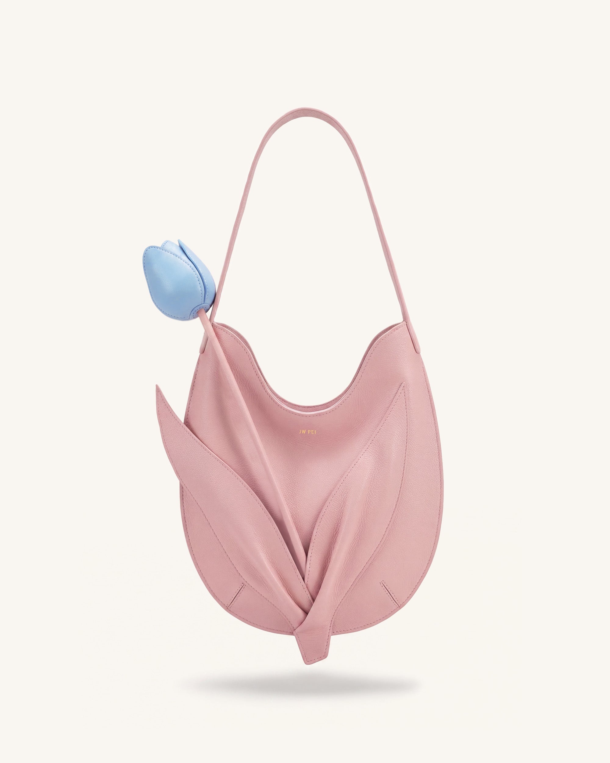 Tulip Shape Shoulder Bag - Pink