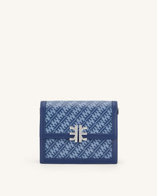 FEI Mini Flap Crossbody - Navy