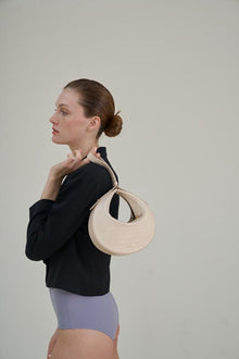 Rantan Bag - Beige & Brown Croc