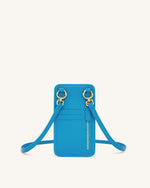 Aylin Canvas Phone Bag - Lake Blue