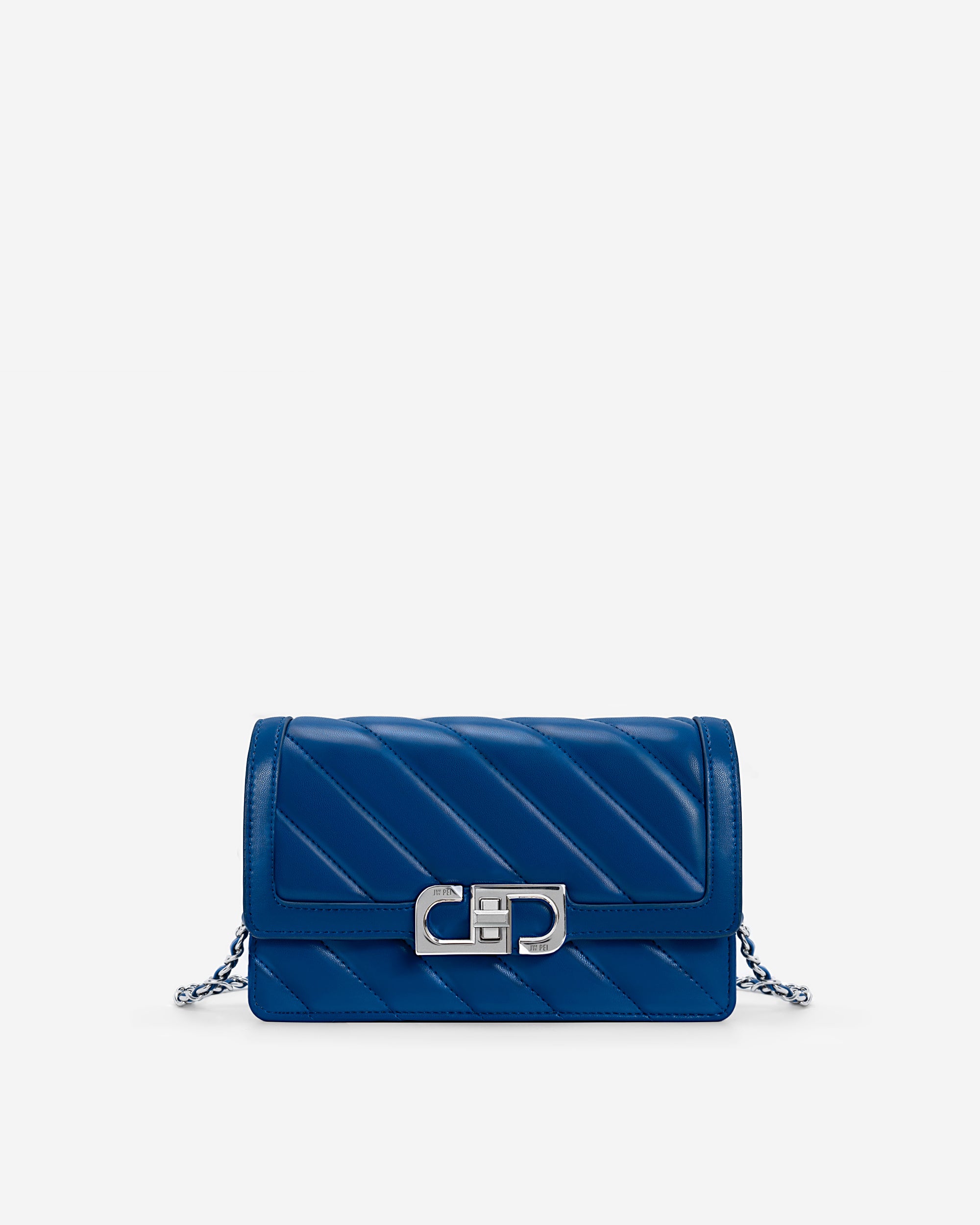 Lottie Chain Crossbody Bag -Classic Blue