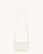 Debby Flap Crossbody  Bag - White