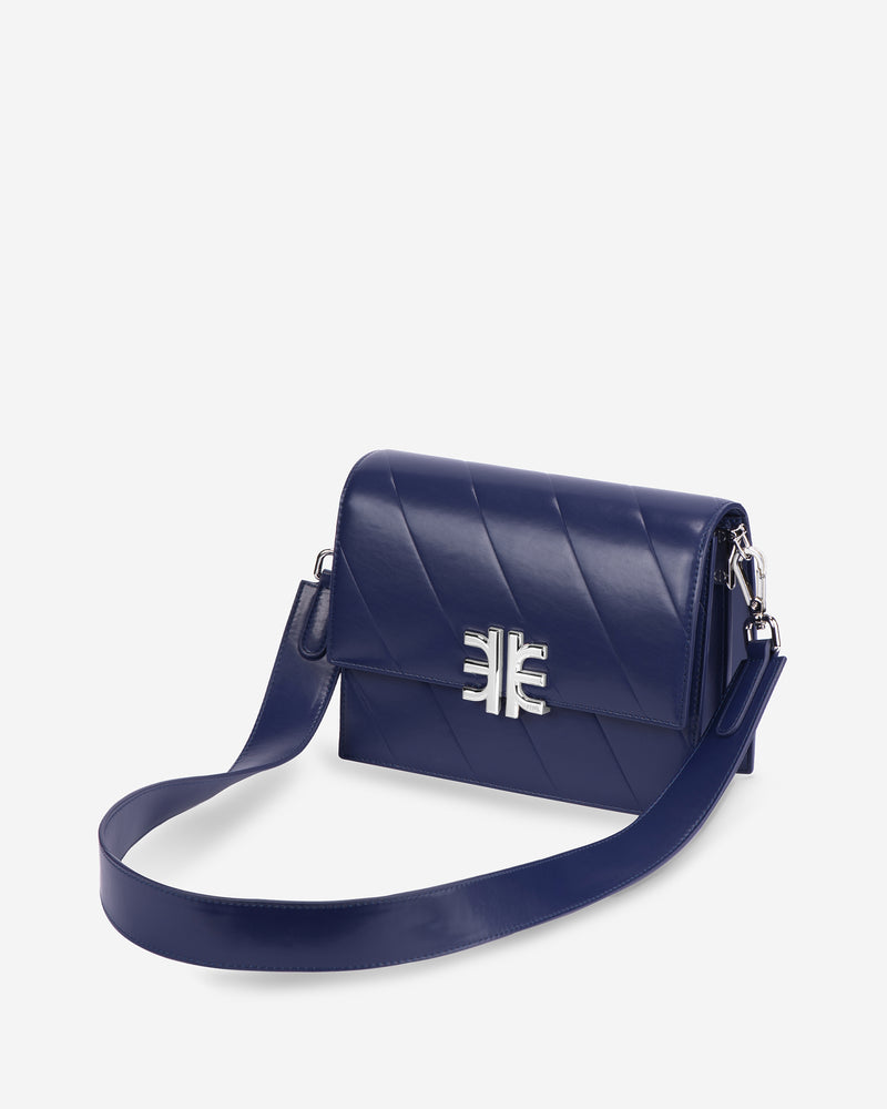 Mira Mini Flap Bag - Dark Blue