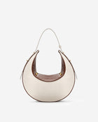 Rantan Bag - Beige & Brown Croc