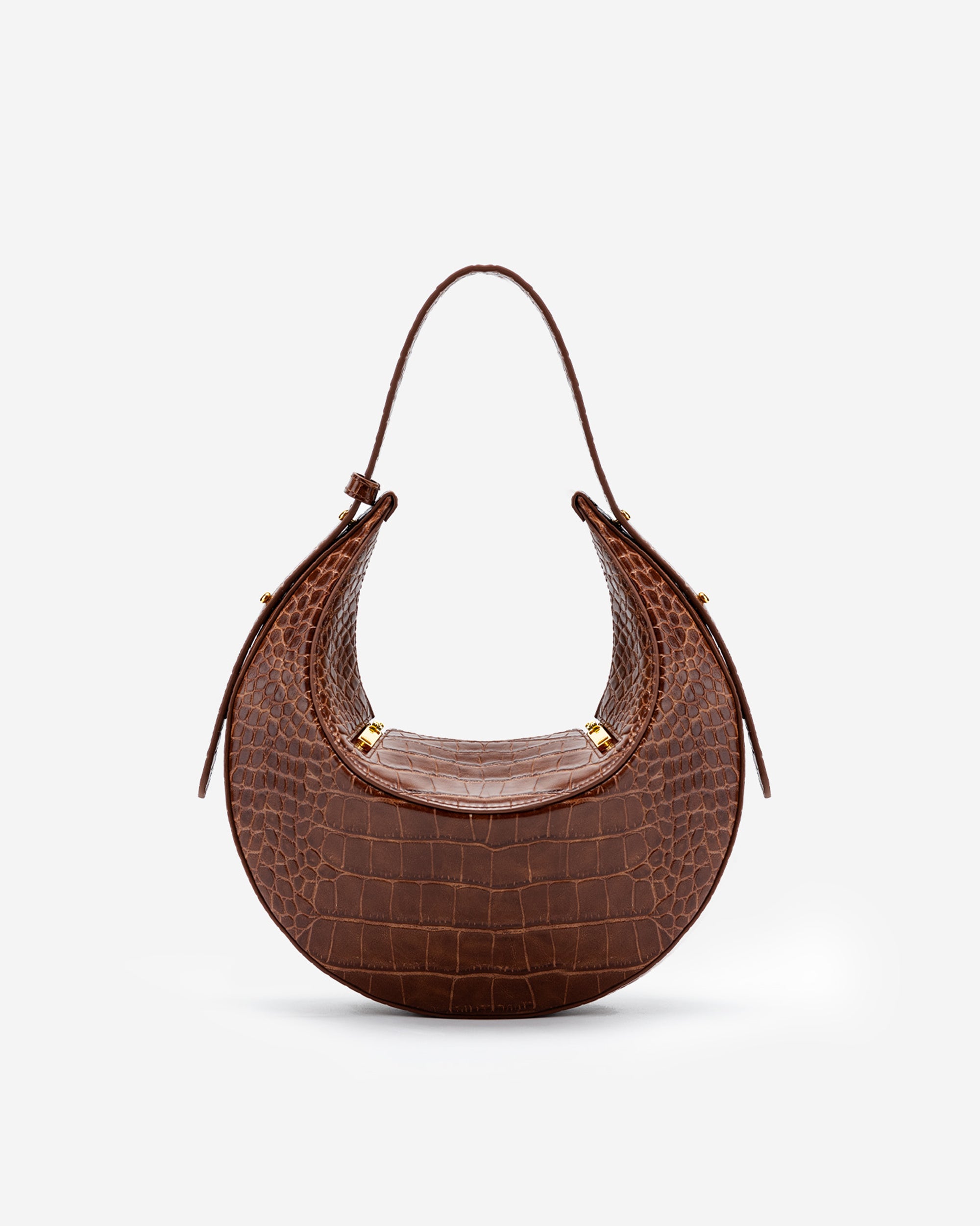 Rantan Bag - Brown Croc