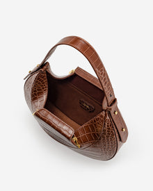 Rantan Bag - Brown Croc