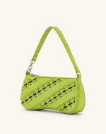 Eva Straps Shoulder Bag - Acid Green