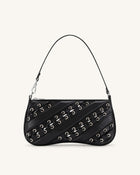 Eva Straps Shoulder Bag - Black