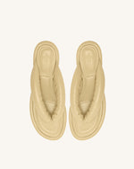 Talia Puffed Sandal - Butter