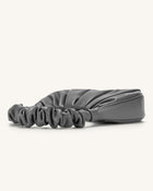 Gabbi Ruched Hobo Handbag - Gray