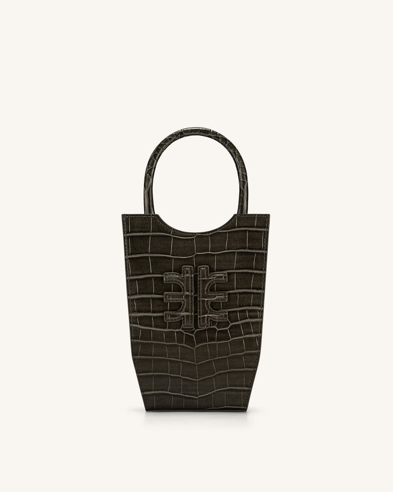 FEI Phone Bag - Army Green Croc