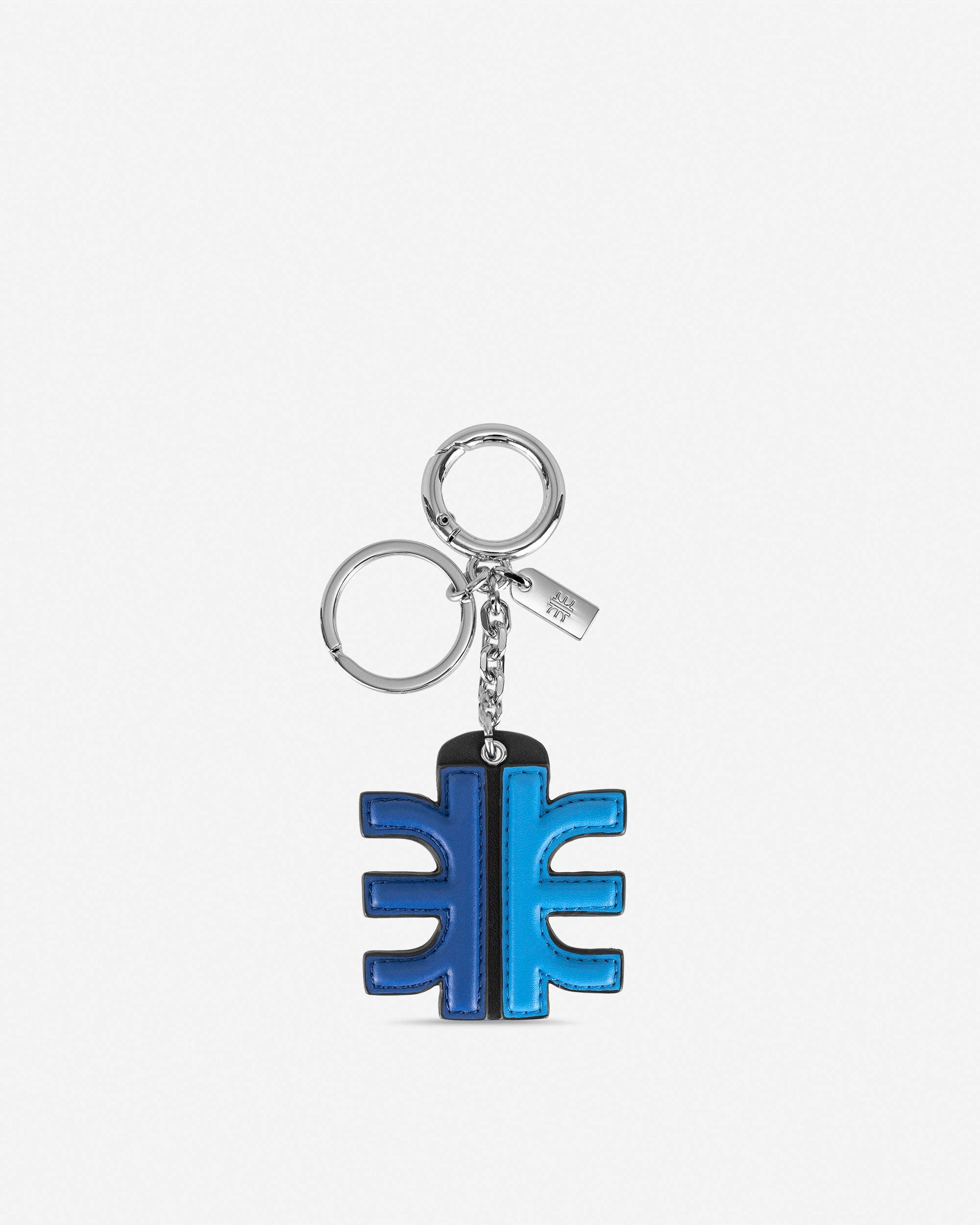 FEI Bag Charm And Key Holder - Classic Blue & Lake Blue