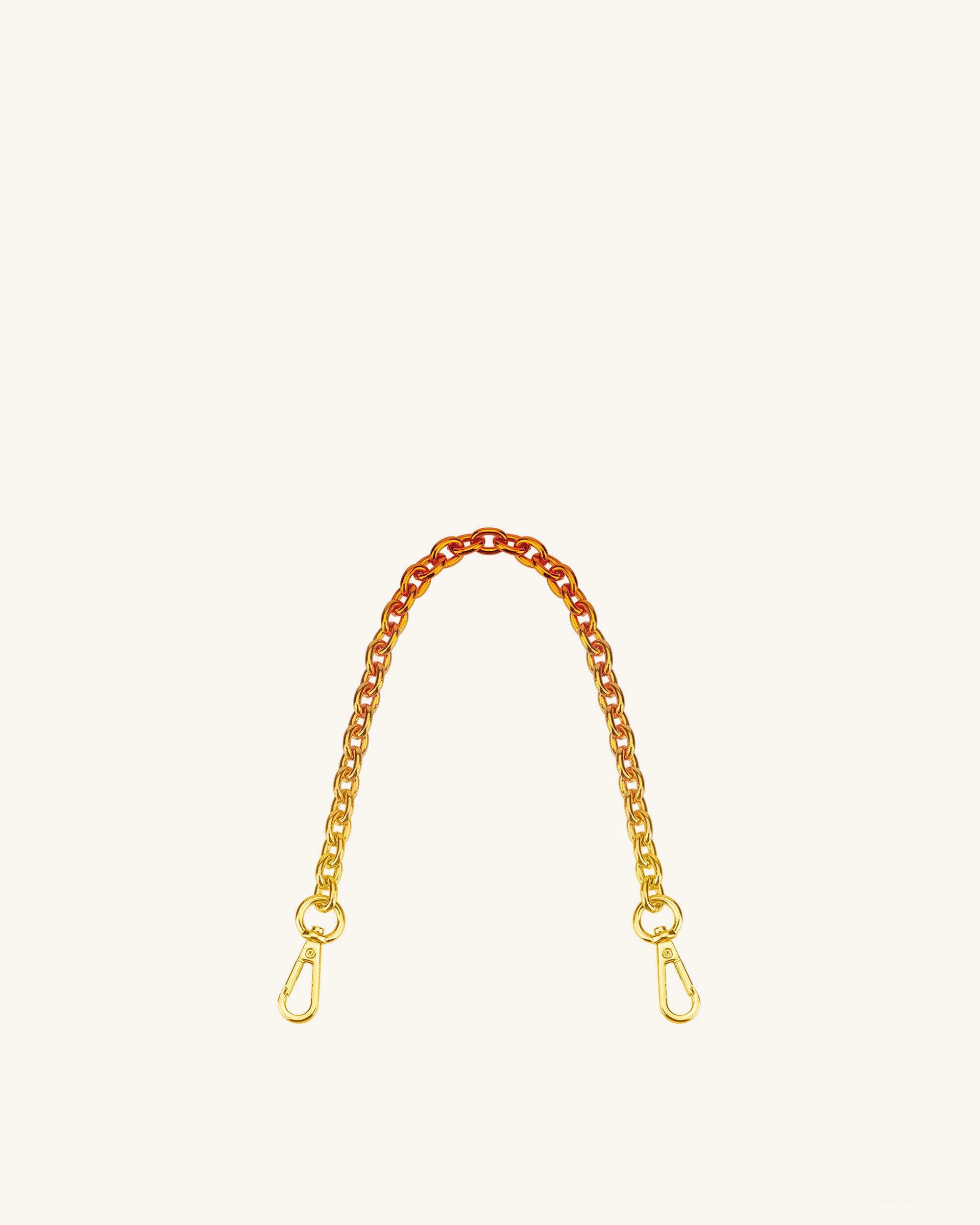 Isla Gradient Chain Strap - Orange