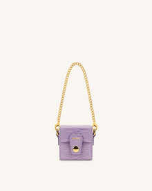 Square Mini Box - Purple Lizard