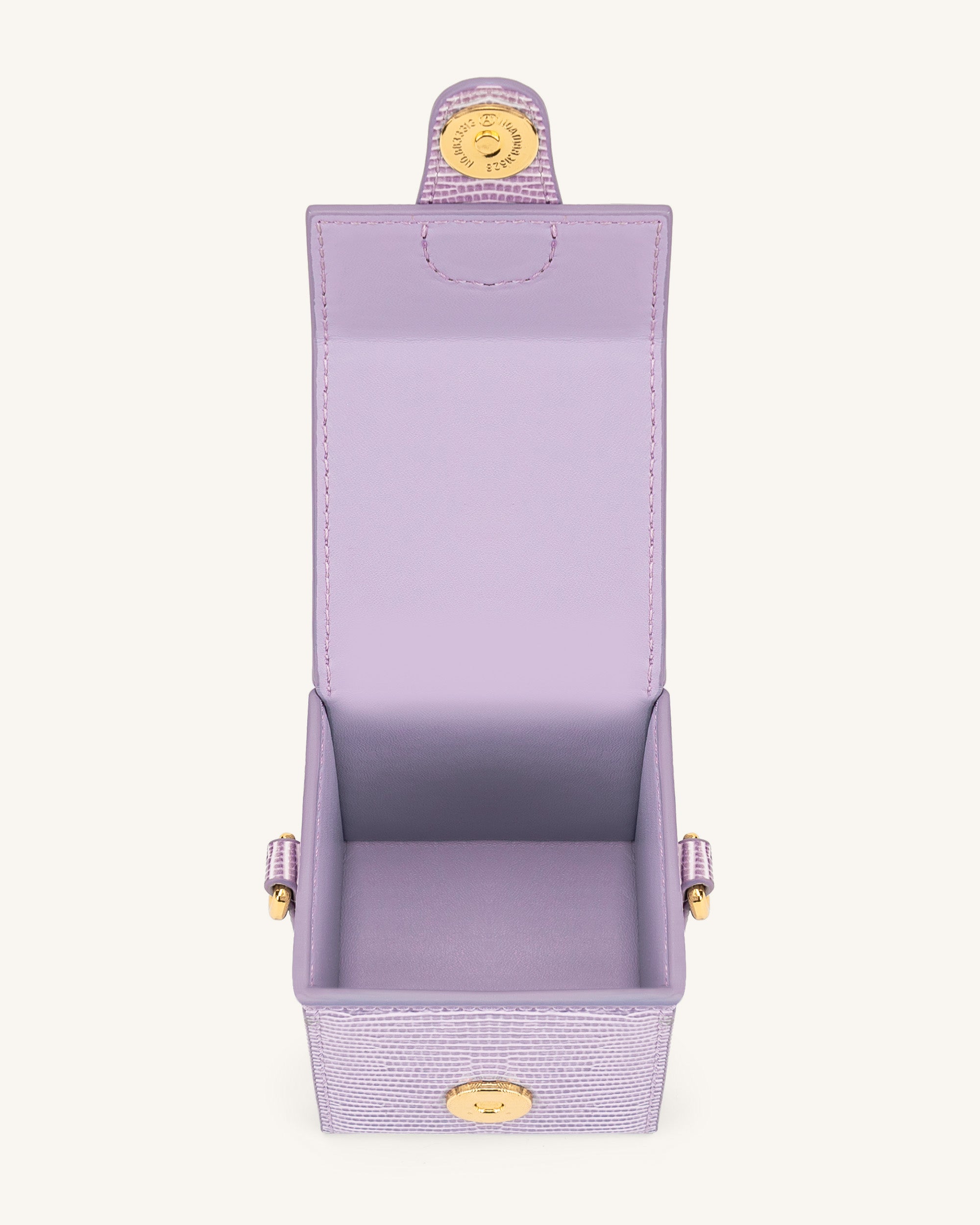 Square Mini Box - Purple Lizard