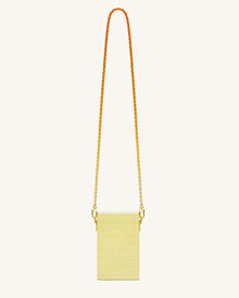 Lola Gradient Chain Phone Case - Light Yellow Croc