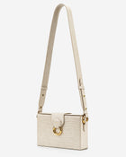 Grace Box Bag - Ivory  Croc