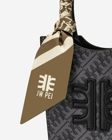 FEI Faux Silk Twill Scarf - Brown