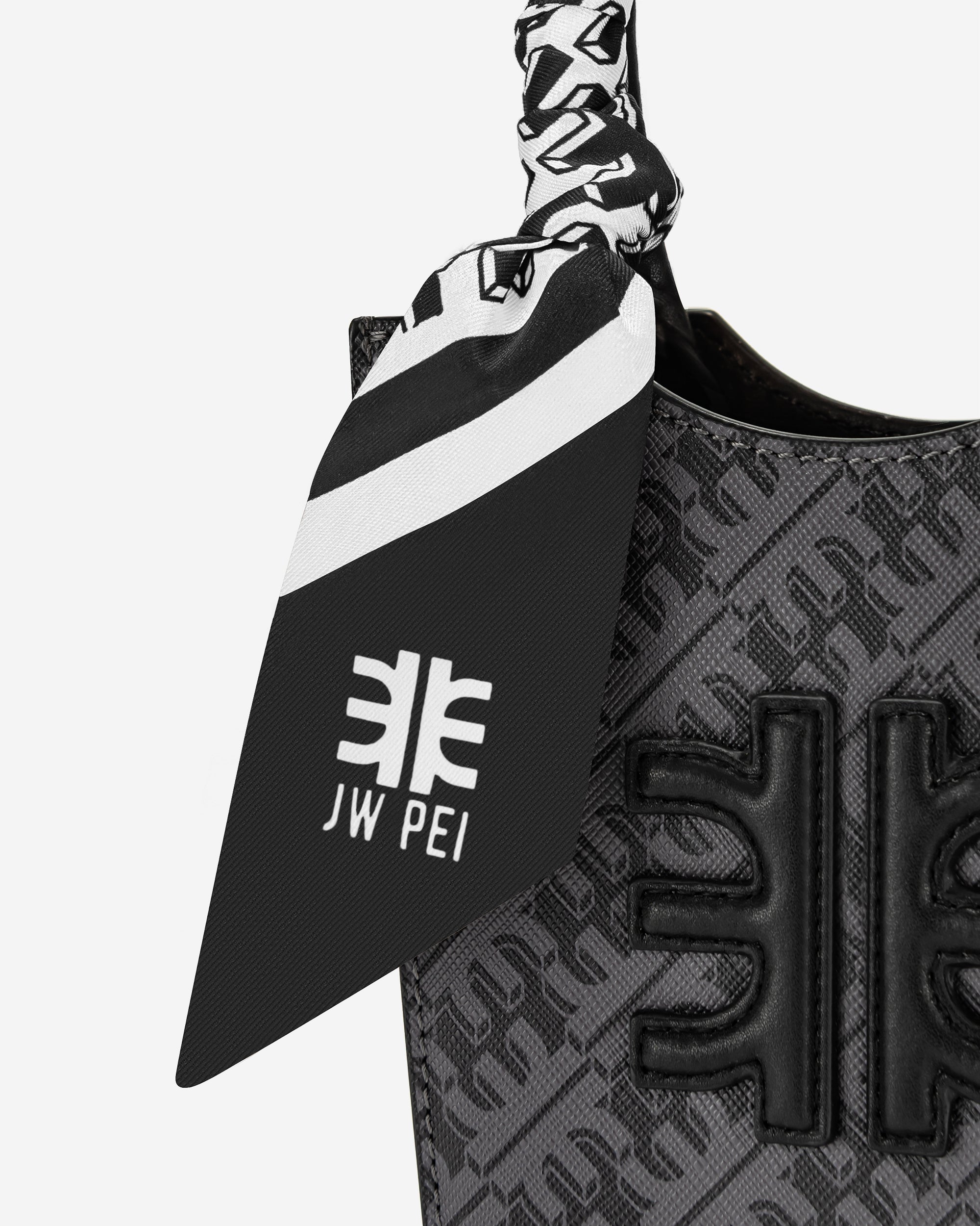 FEI Faux Silk Twill Scarf - Black