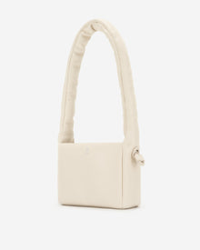 Rylee Pleated Drawstring Top Handle Bag - Off White