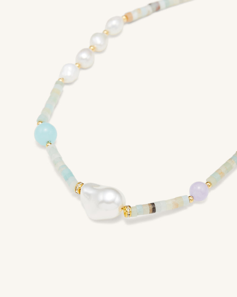 Amazonite Multi Beaded Necklace