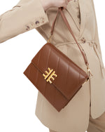 Mira Mini Flap Bag - Brown