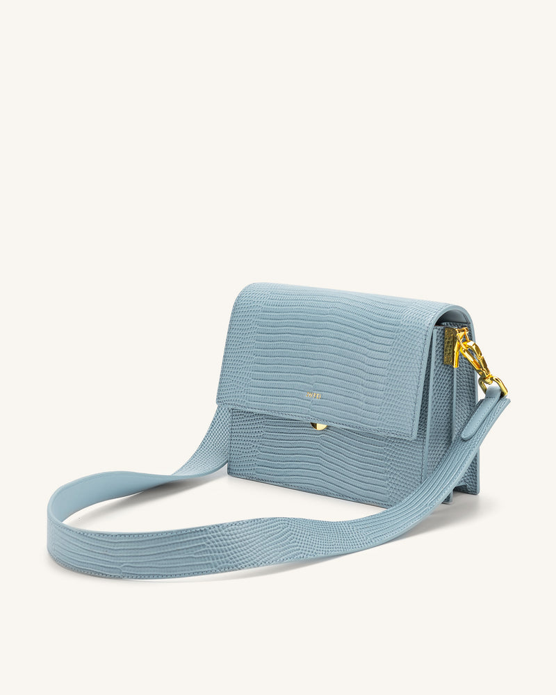 Mini Flap Crossbody - Ice Lizard