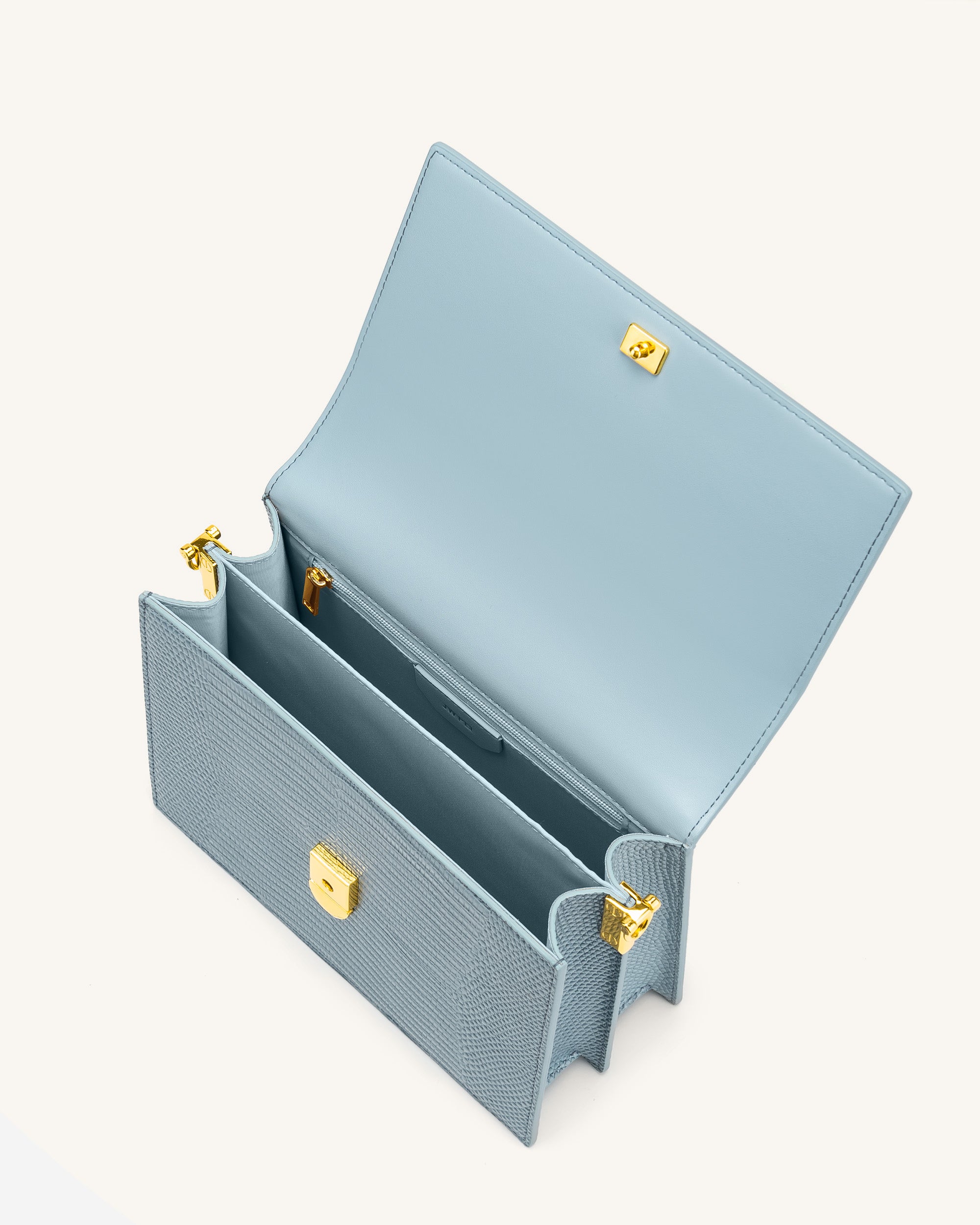 Mini Flap Crossbody - Ice Lizard