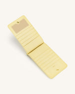 Quinn Phone Bag - Light Yellow Croc